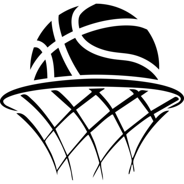 Basketball   Clipart 19 Vignette