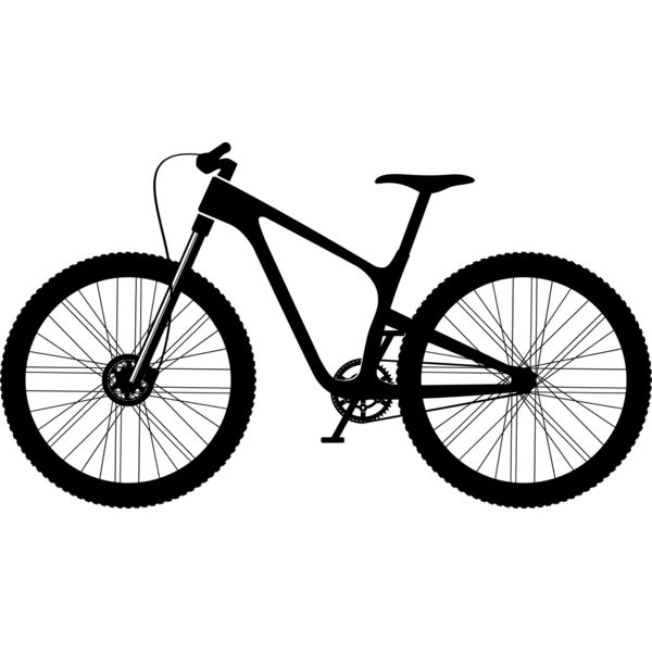 Bicycle   Clipart 17 Vignette