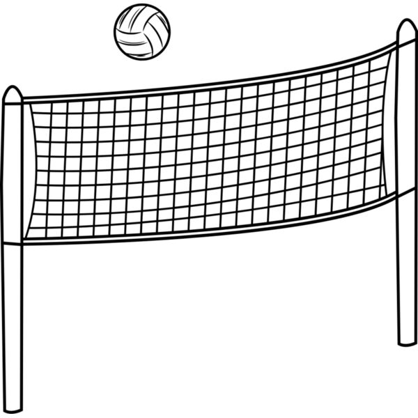Volleyball   Clipart 13 Vignette