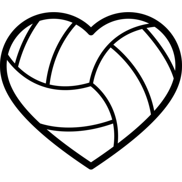 Volleyball   Clipart 5 Vignette