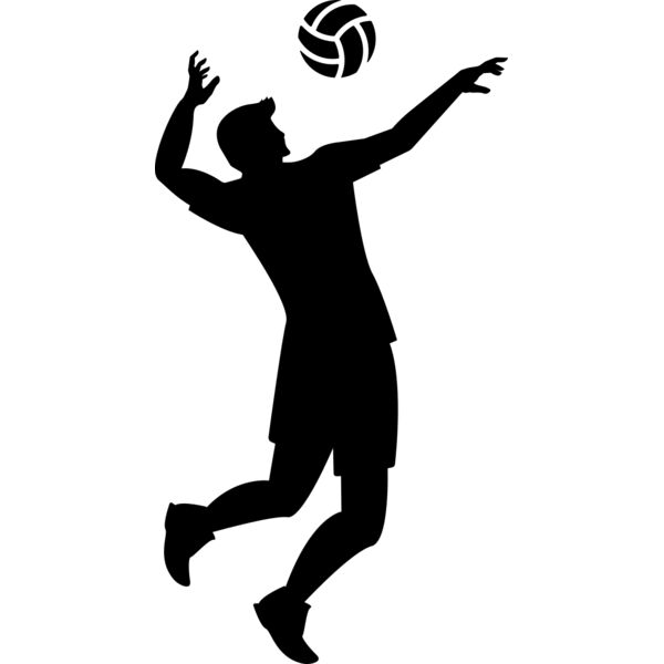 Volleyball   Clipart 6 Vignette