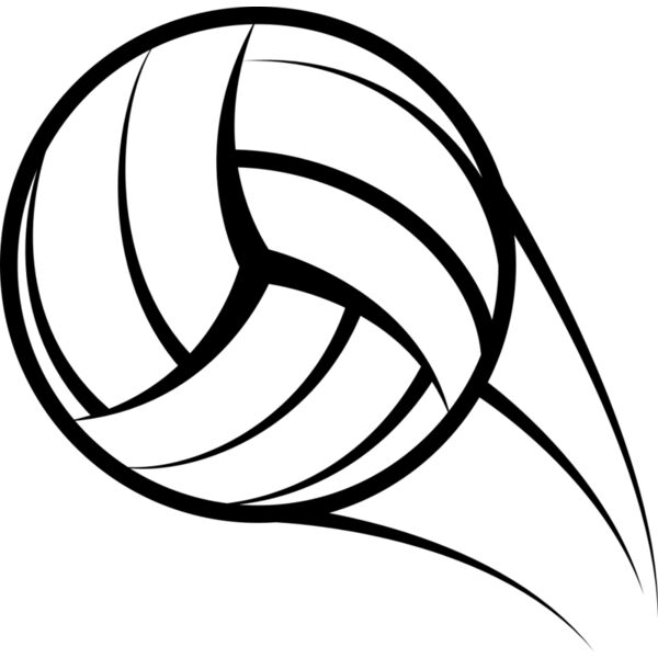 Volleyball   Clipart 9 Vignette