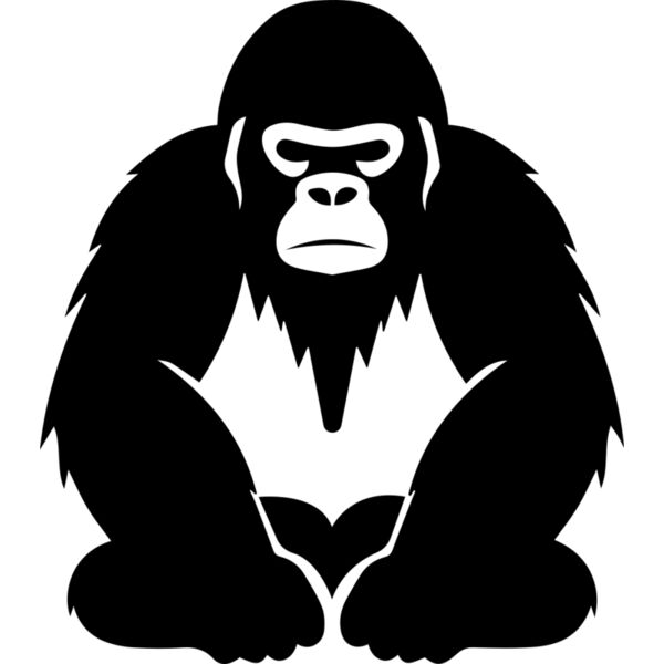 Ape   Clipart 2 Vignette