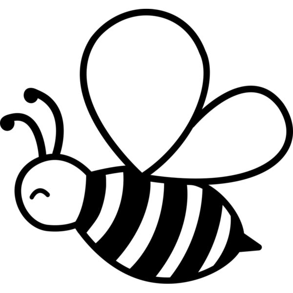 Bee   Clipart 1 Vignette