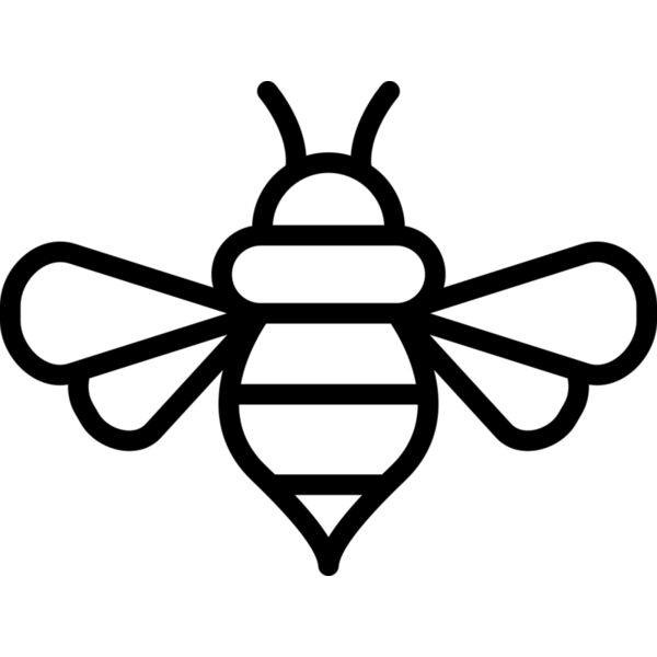 Bee   Clipart 3 Vignette