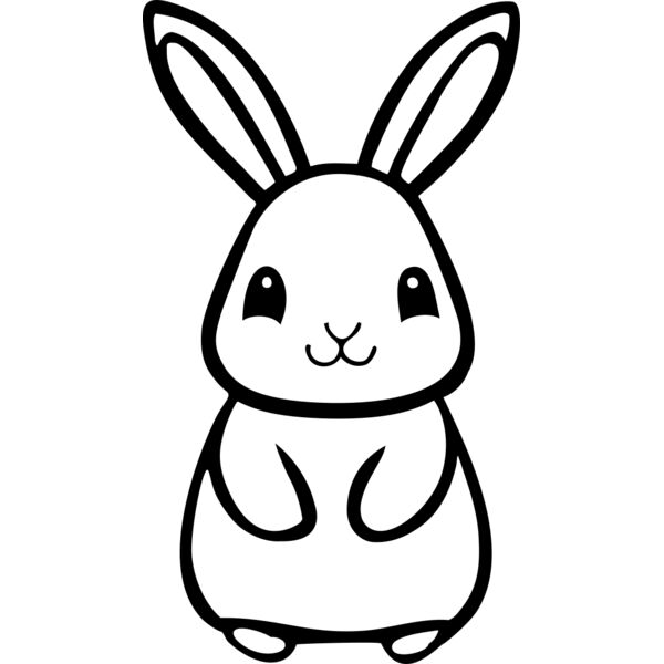 Bunny   Clipart 3 Vignette