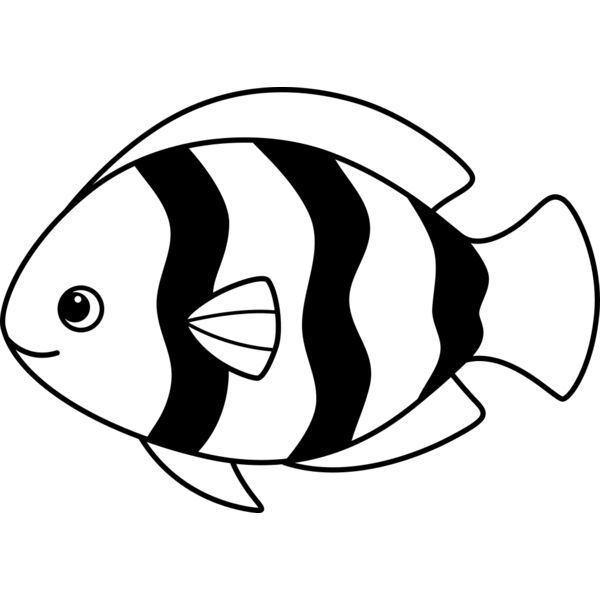 Fish   Clipart 3 Vignette