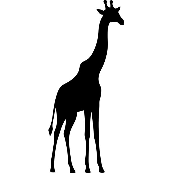 Giraffe   Clipart 1 Vignette