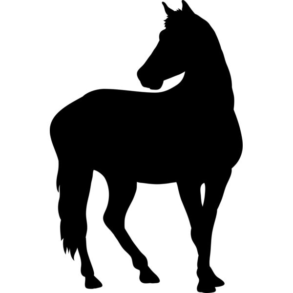 Horse   Clipart 1 Vignette