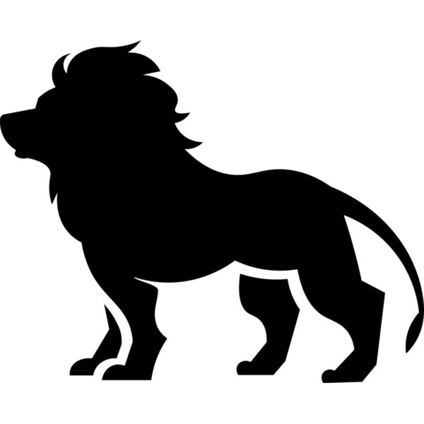 Lion   Clipart 3 Vignette