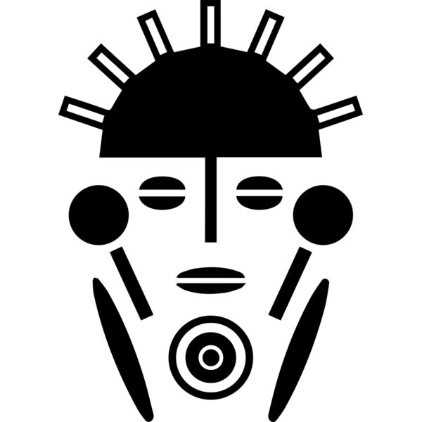 Tribal Mask Vignette