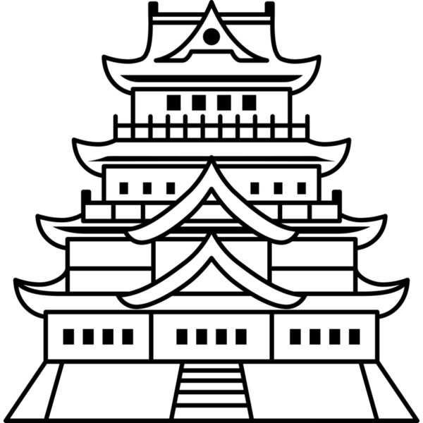 Japanese Castle Vignette