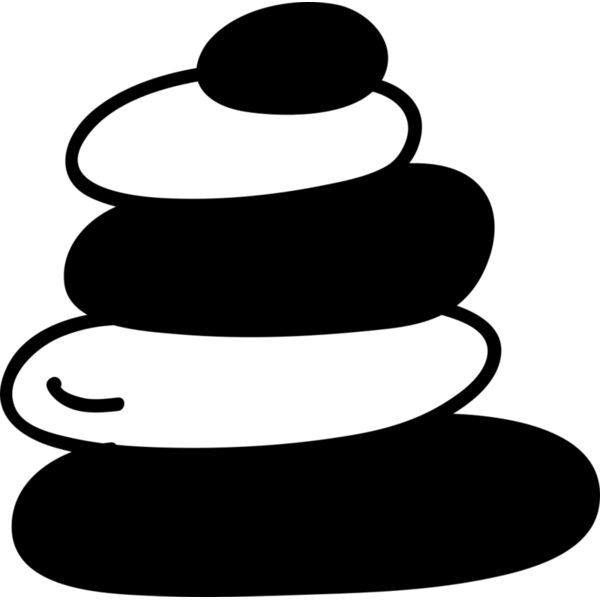 Zen Stones Art Vignette