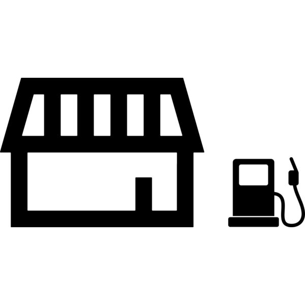 116 Gas Station Vignette