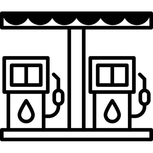 118 Gas Station Vignette