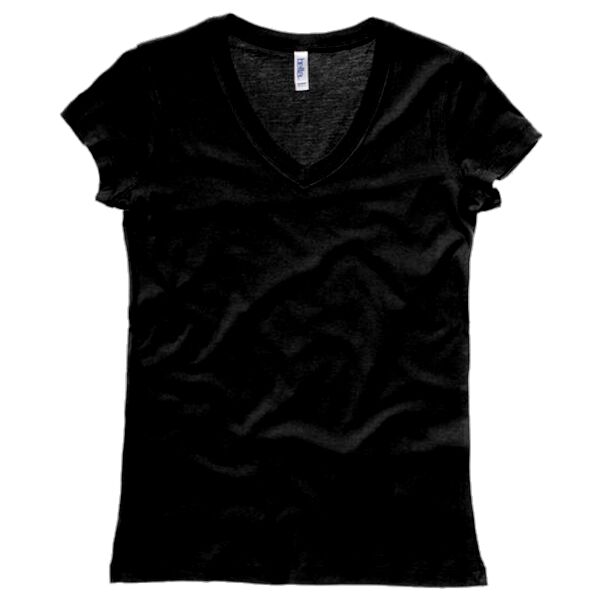 Jersey short Sleeve V-Neck T-shirt Vignette