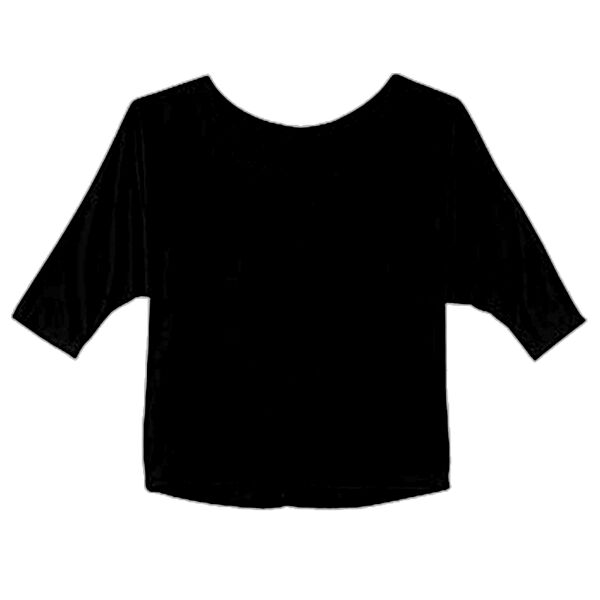 Flowy V–Neck Crop Tee Vignette