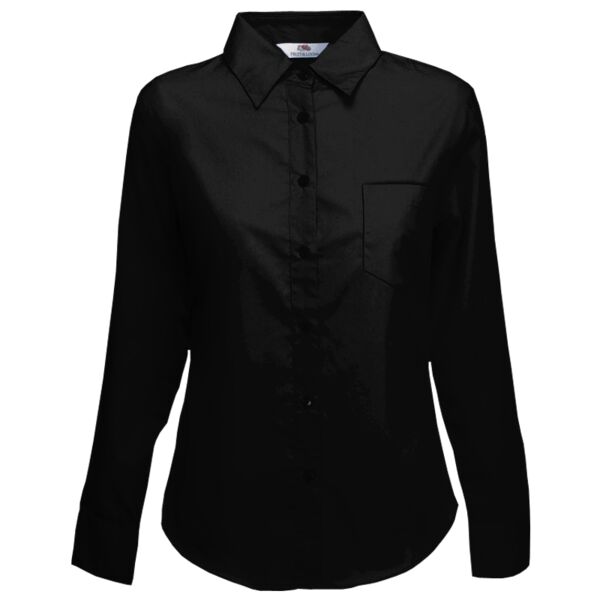 Ladyfit poplin long sleeve shirt Vignette