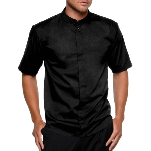 Bar shirt mandarin collar short sleeve Vignette