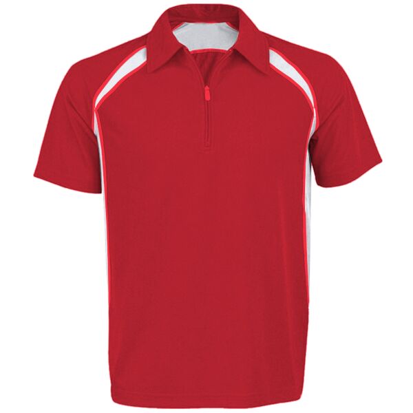 Perfomance zip polo Vignette