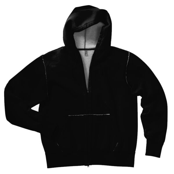 10.75 oz. Bonded Waffle-Knit Hooded Jacket Vignette