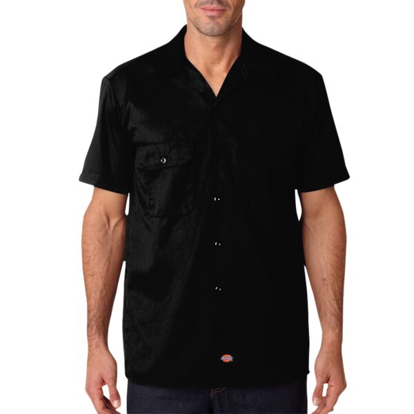 Adult Short-Sleeve Blend Work Shirt Vignette