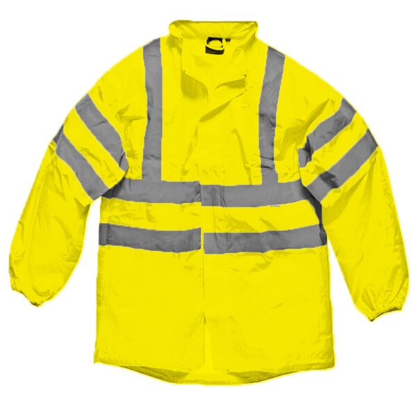 Hi-vis waterproof lightweight jacket Vignette