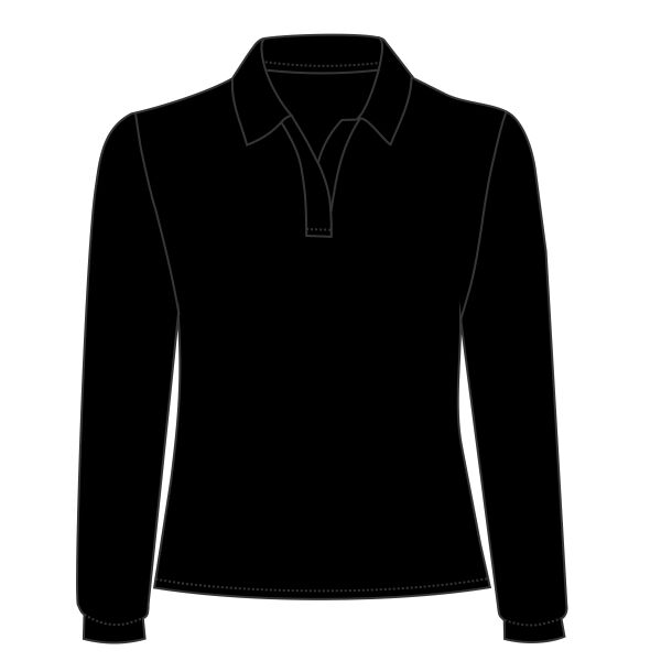 Women's long sleeve original rugby shirt Vignette