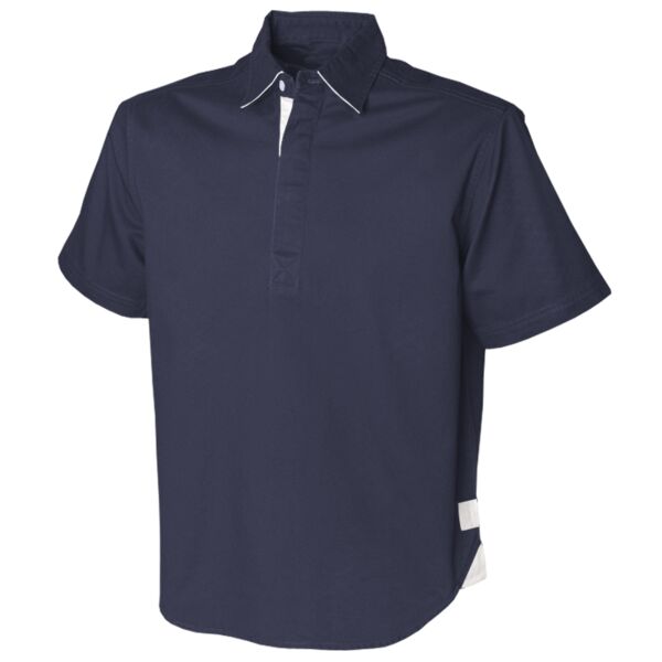 Short sleeve plain drill shirt Vignette