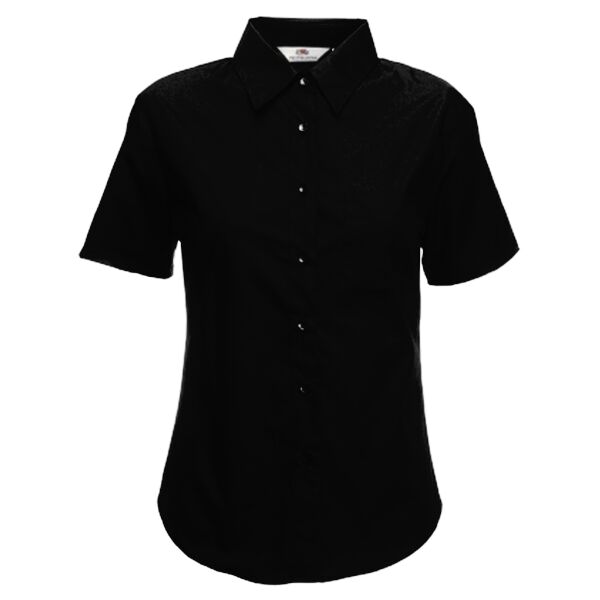 Fruit Of The Loom Lady S/S Poplin Shirt Vignette