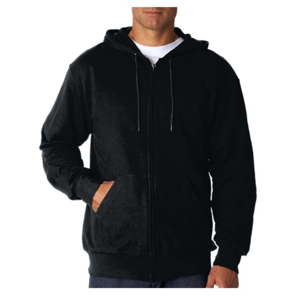 Adult SupercottonTM Full-Zip Hooded Sweatshirt Vignette