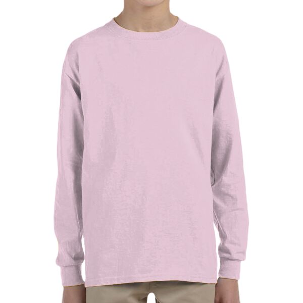 Youth  6.1 oz. Ultra Cotton®  Long-Sleeve T-Shirt Vignette