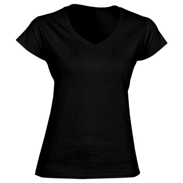 Gildan Ladies Soft Style V-Neck T-Shirt Vignette