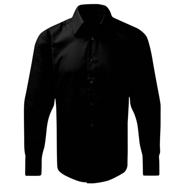 Russell Collection Men's L/SL Oxford Vignette