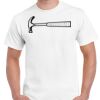 T-shirt Gildan Hammer adulte, manches courtes, 100% coton épais et doux, 203 g/m², tailles S au 5XL. Vignette