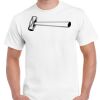 T-shirt Gildan Hammer adulte, manches courtes, 100% coton épais et doux, 203 g/m², tailles S au 5XL. Vignette