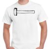 T-shirt Gildan Hammer adulte, manches courtes, 100% coton épais et doux, 203 g/m², tailles S au 5XL. Vignette