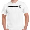 T-shirt Gildan Hammer adulte, manches courtes, 100% coton épais et doux, 203 g/m², tailles S au 5XL. Vignette