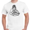 T-shirt Gildan Hammer adulte, manches courtes, 100% coton épais et doux, 203 g/m², tailles S au 5XL. Vignette