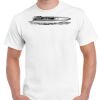 T-shirt Gildan Hammer adulte, manches courtes, 100% coton épais et doux, 203 g/m², tailles S au 5XL. Vignette