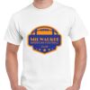 T-shirt Gildan Hammer adulte, manches courtes, 100% coton épais et doux, 203 g/m², tailles S au 5XL. Vignette
