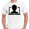T-shirt Gildan Hammer adulte, manches courtes, 100% coton épais et doux, 203 g/m², tailles S au 5XL. Vignette