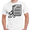 T-shirt Gildan Hammer adulte, manches courtes, 100% coton épais et doux, 203 g/m², tailles S au 5XL. Vignette