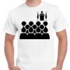 T-shirt Gildan Hammer adulte, manches courtes, 100% coton épais et doux, 203 g/m², tailles S au 5XL. Vignette