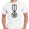 T-shirt Gildan Hammer adulte, manches courtes, 100% coton épais et doux, 203 g/m², tailles S au 5XL. Vignette