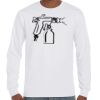 T-Shirt Hammer Manches Longues de Marque Gildan Vignette