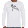 T-Shirt Hammer Manches Longues de Marque Gildan Vignette