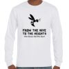 T-Shirt Hammer Manches Longues de Marque Gildan Vignette