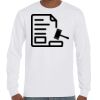 T-Shirt Hammer Manches Longues de Marque Gildan Vignette