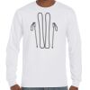 T-Shirt Hammer Manches Longues de Marque Gildan Vignette
